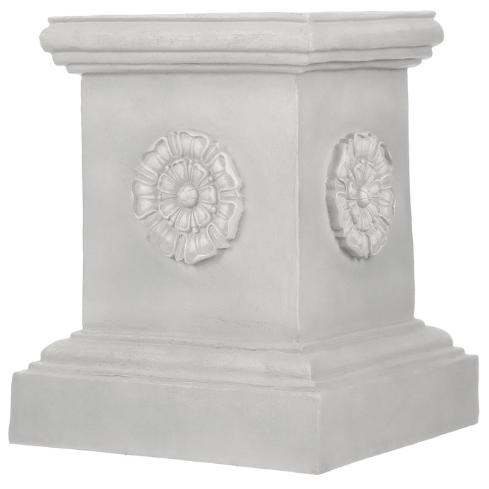 Design Toscano English Rosette Pedestal & Reviews Wayfair